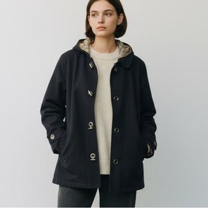 George Me Mark Eisen Silver chain toggle jacket Coat Coastal Nautical Fisherman